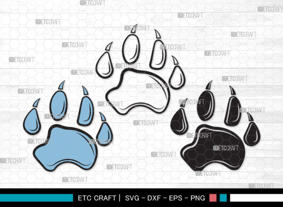 Dog Paw SVG Pawprint SVG