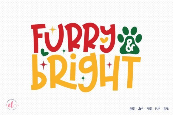 Furry Bright SVG – Dog Christmas SVG